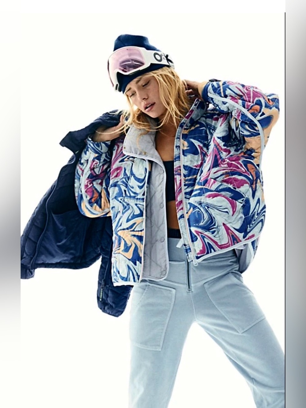 FP Movement Printed Pippa Packable Puffer Jacket